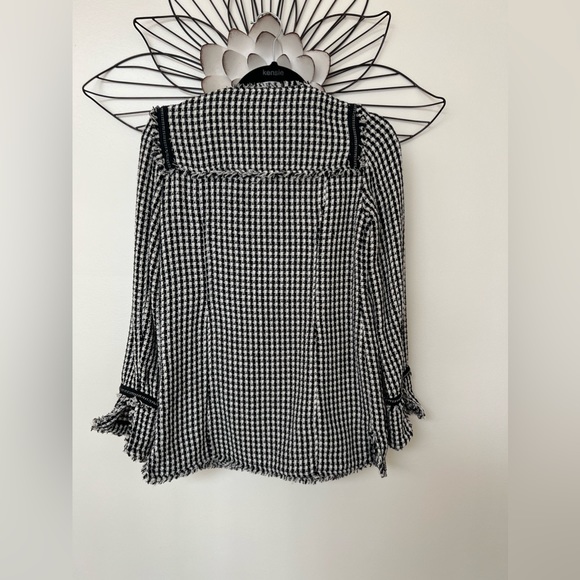 Elegant, houndstooth pattern jacket from “Zara”; size XS - Picture 2 of 7